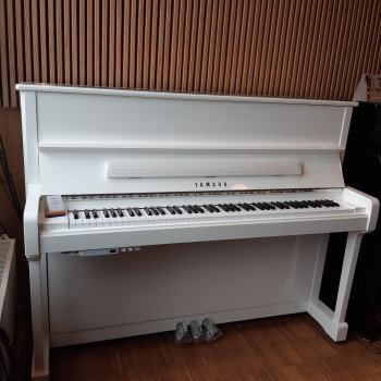 Yamaha Klavier P 121 Silent weiß poliert Chrome